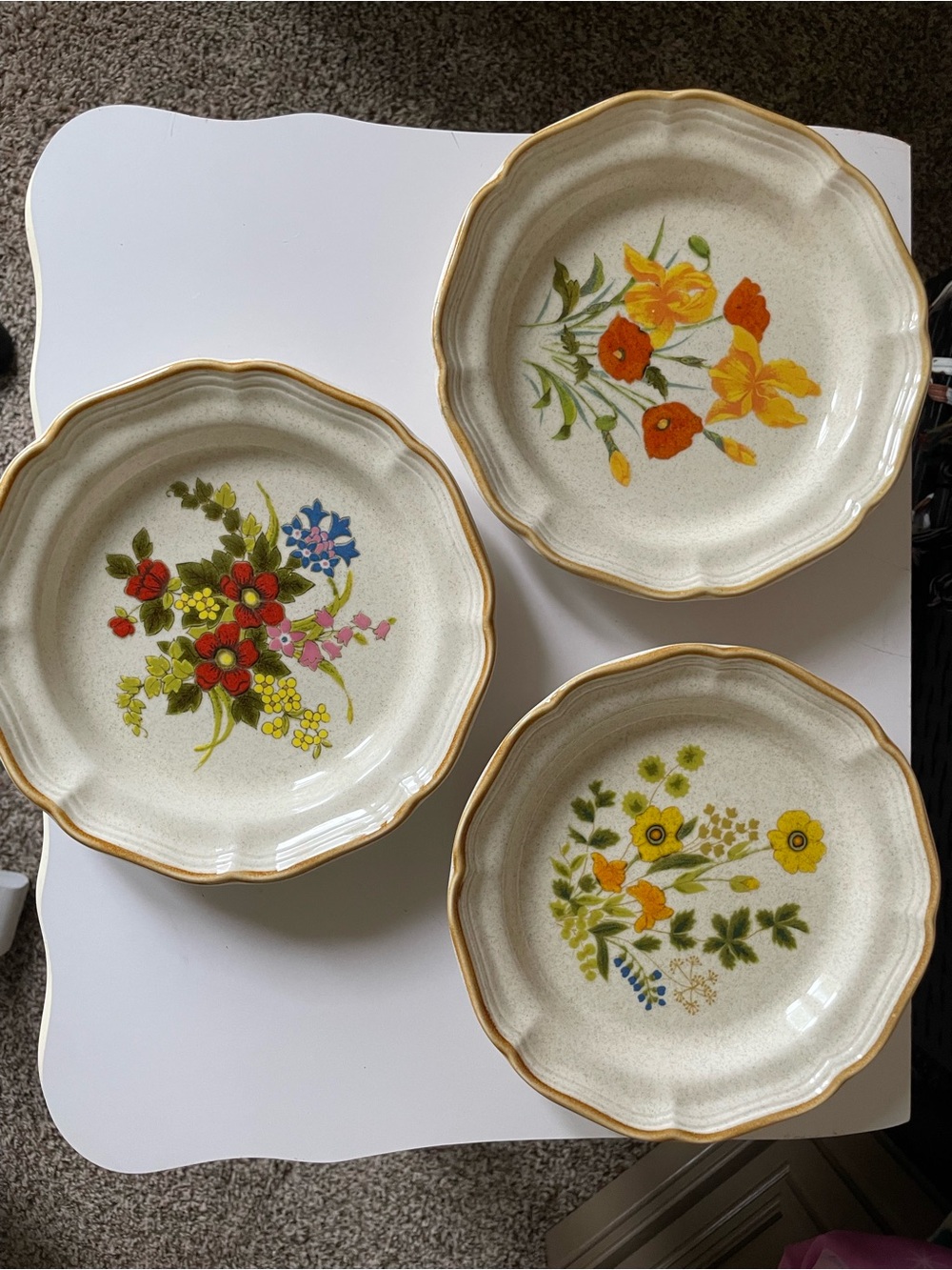 Lot of plate wall plates vintage